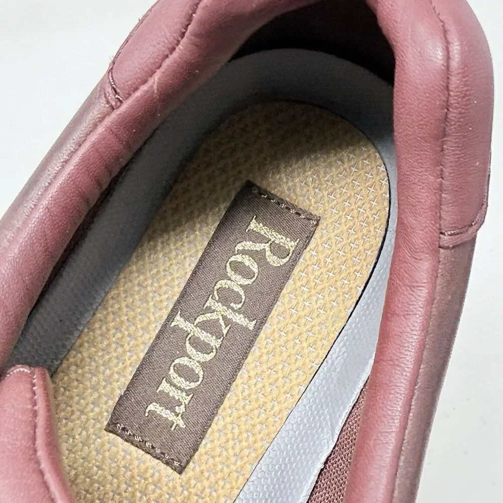 Rockport ProWalker 9000 Limited Edition Shoes Mens 8.5 M Burgundy Leather Casual